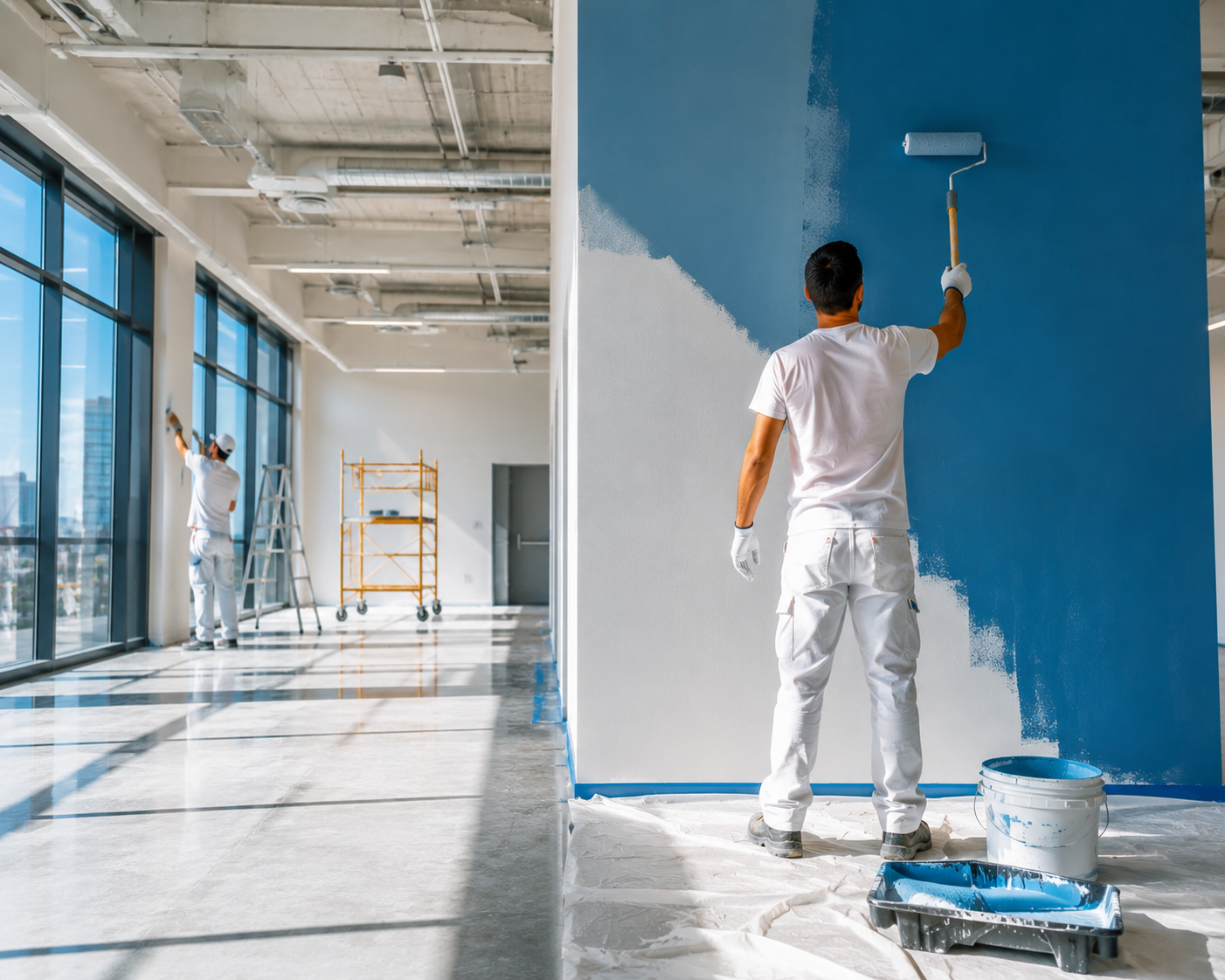 Serviço de pintura profissional residencial em Santos