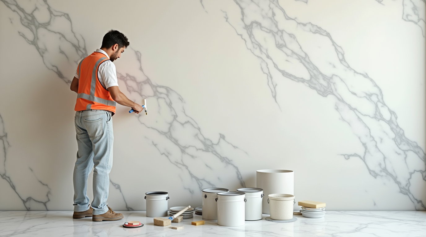 Pintura Imitando Mármore