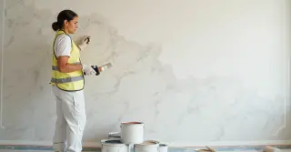 Pintura de Parede Marmorizada