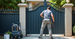 Pintura de Portâo de Ferro