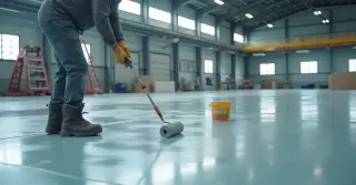 Tinta Epoxi Piso Industrial